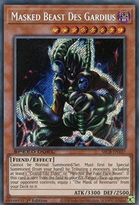 Masked Beast Des Gardius (Secret) [SBCB-EN107] Secret Rare | Shuffle n Cut Hobbies & Games