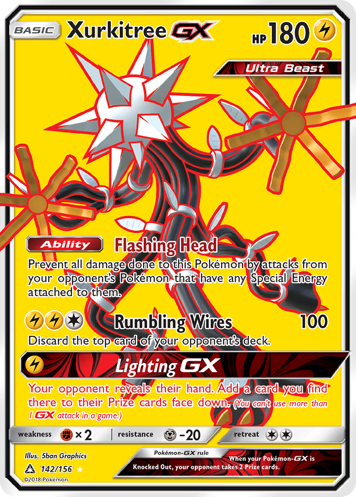 Xurkitree GX (142/156) [Sun & Moon: Ultra Prism] | Shuffle n Cut Hobbies & Games