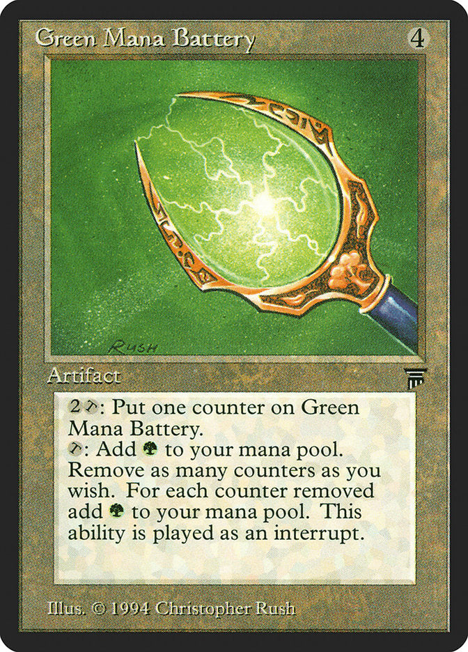 Green Mana Battery [Legends] | Shuffle n Cut Hobbies & Games