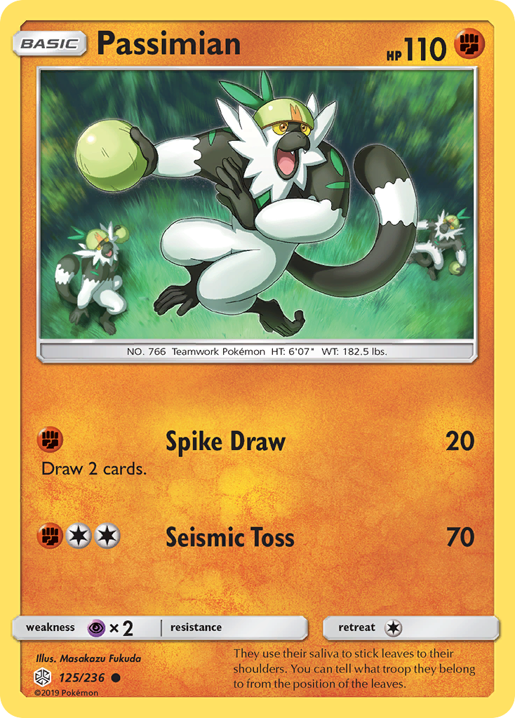 Passimian (125/236) [Sun & Moon: Cosmic Eclipse] | Shuffle n Cut Hobbies & Games