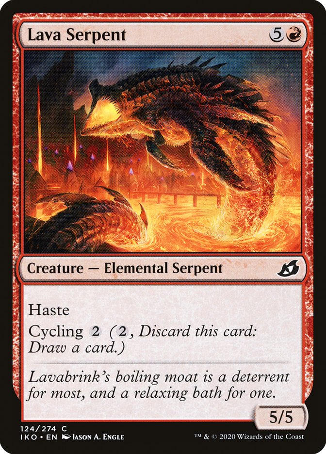 Lava Serpent [Ikoria: Lair of Behemoths] | Shuffle n Cut Hobbies & Games