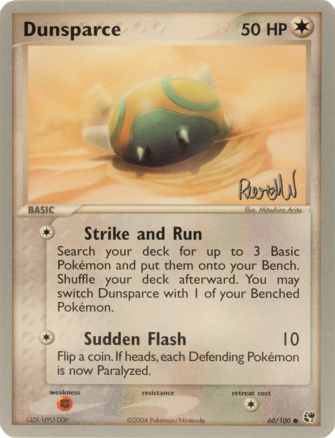 Dunsparce (60/100) (Rocky Beach - Reed Weichler) [World Championships 2004] | Shuffle n Cut Hobbies & Games