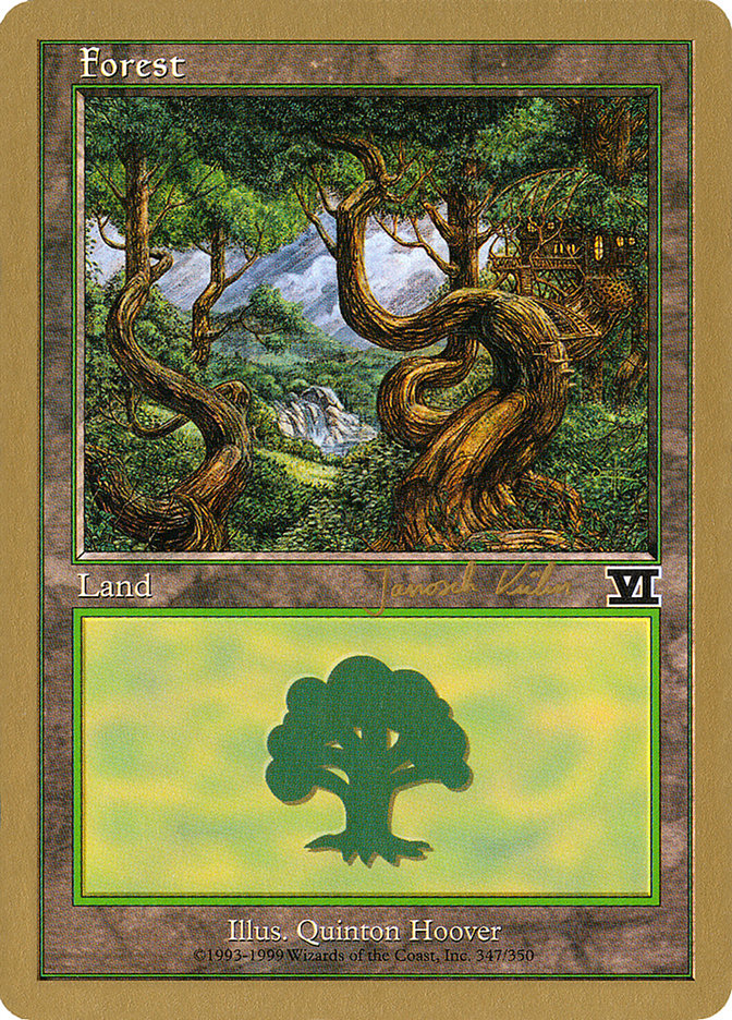 Forest (jk347) (Janosch Kuhn) [World Championship Decks 2000] | Shuffle n Cut Hobbies & Games