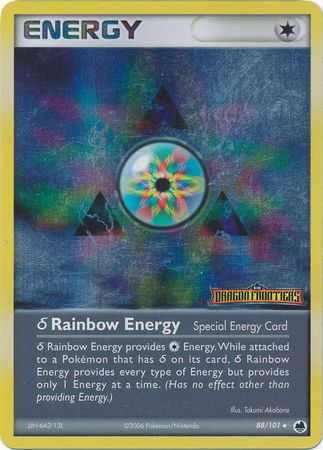 Rainbow Energy (88/101)(Delta Species) (Stamped) [EX: Dragon Frontiers] | Shuffle n Cut Hobbies & Games