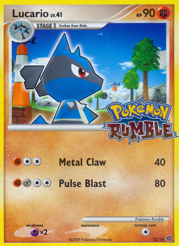 Lucario (12/16) [Pokémon Rumble] | Shuffle n Cut Hobbies & Games