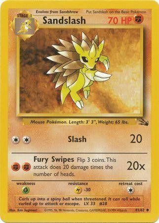 Sandslash (41/62) [Fossil Unlimited] | Shuffle n Cut Hobbies & Games