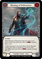 Blessing of Deliverance (Blue) [WTR056-R] Alpha Print Normal | Shuffle n Cut Hobbies & Games