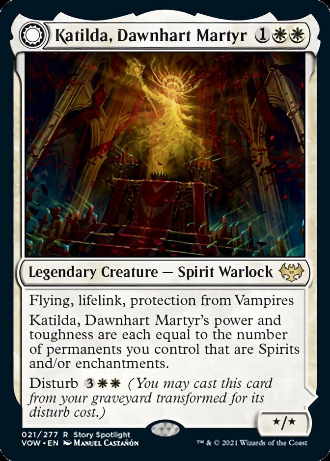 Katilda, Dawnhart Martyr // Katilda's Rising Dawn [Innistrad: Crimson Vow] | Shuffle n Cut Hobbies & Games