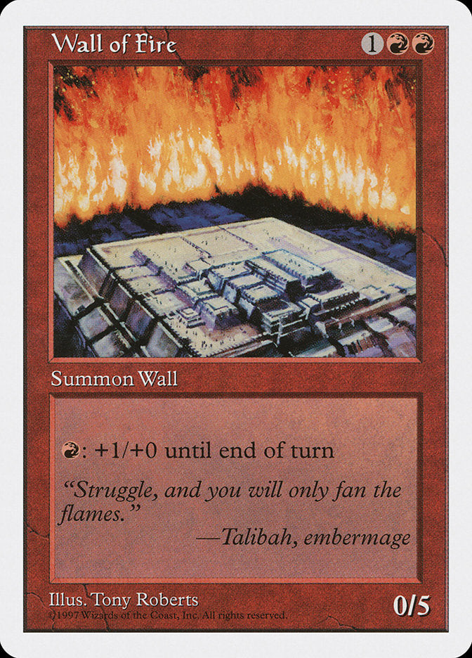 Wall of Fire [Fifth Edition] | Shuffle n Cut Hobbies & Games