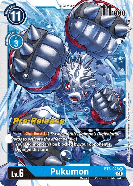 Pukumon [BT6-028] [Double Diamond Pre-Release Cards] | Shuffle n Cut Hobbies & Games