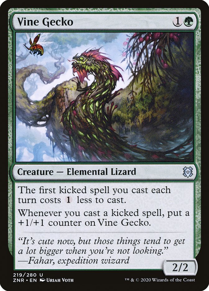 Vine Gecko [Zendikar Rising] | Shuffle n Cut Hobbies & Games