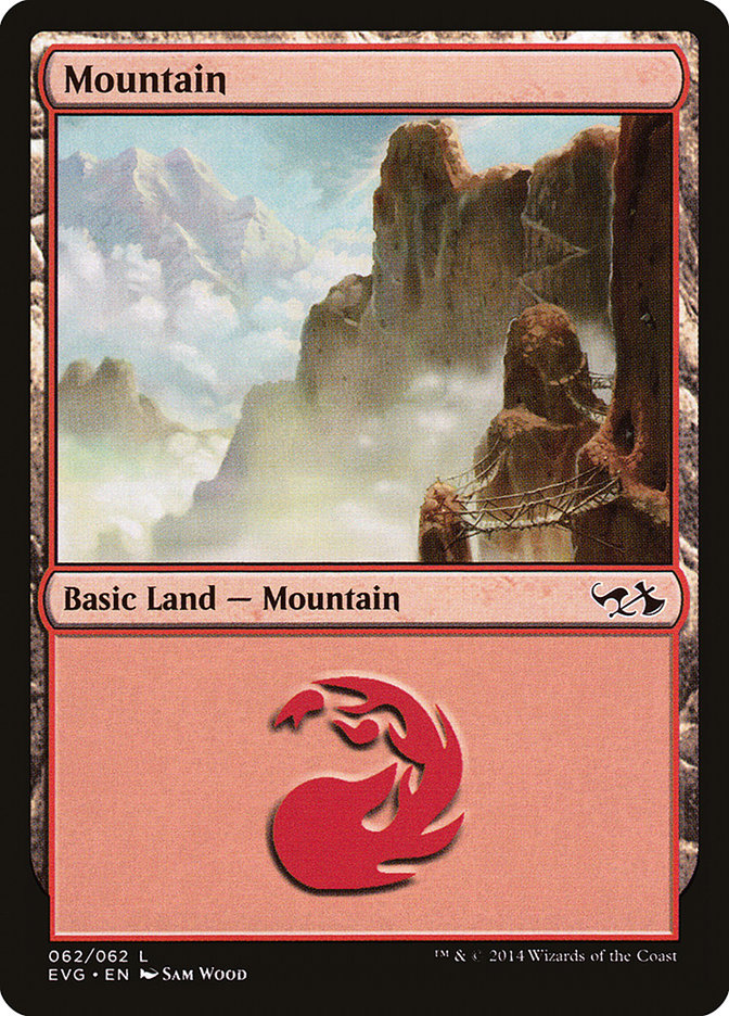 Mountain (62) (Elves vs. Goblins) [Duel Decks Anthology] | Shuffle n Cut Hobbies & Games