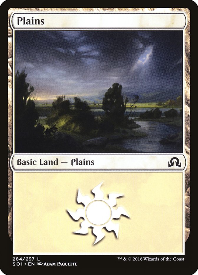 Plains (284) [Shadows over Innistrad] | Shuffle n Cut Hobbies & Games