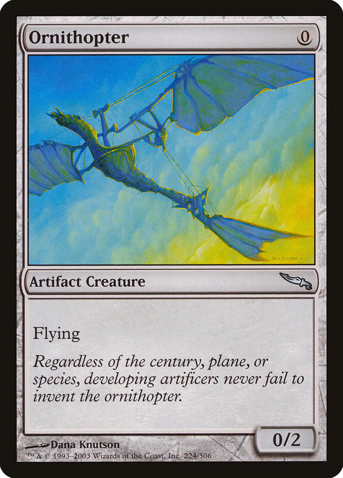 Ornithopter [Mirrodin] | Shuffle n Cut Hobbies & Games