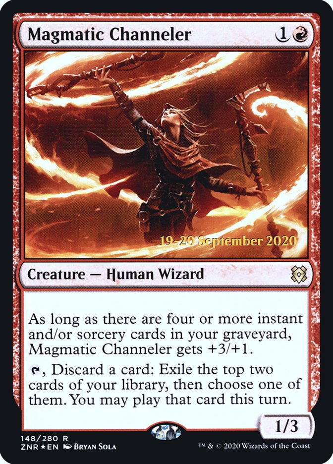 Magmatic Channeler [Zendikar Rising Prerelease Promos] | Shuffle n Cut Hobbies & Games