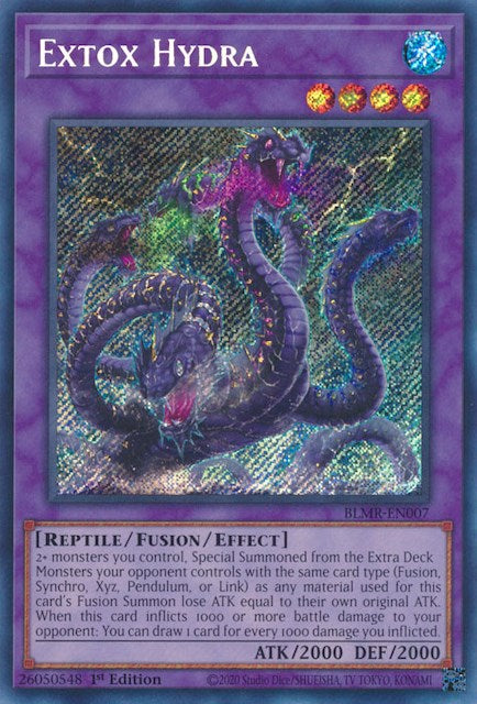 Extox Hydra [BLMR-EN007] Secret Rare | Shuffle n Cut Hobbies & Games