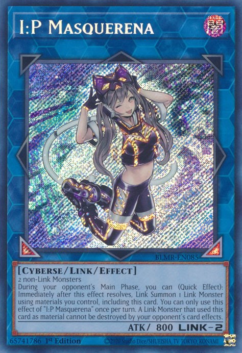 I:P Masquerena [BLMR-EN085] Secret Rare | Shuffle n Cut Hobbies & Games