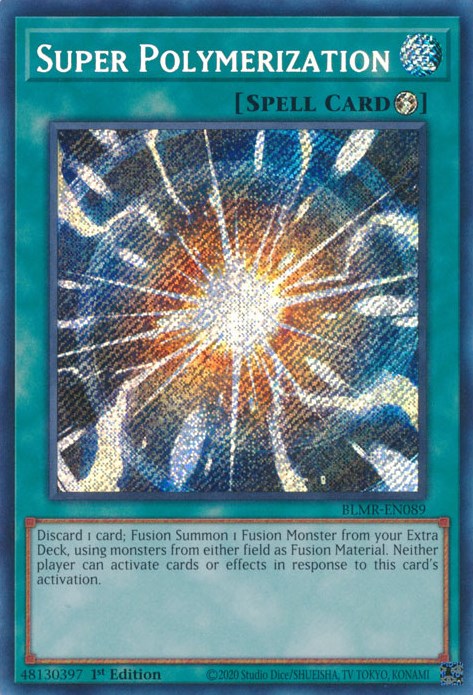 Super Polymerization [BLMR-EN089] Secret Rare | Shuffle n Cut Hobbies & Games