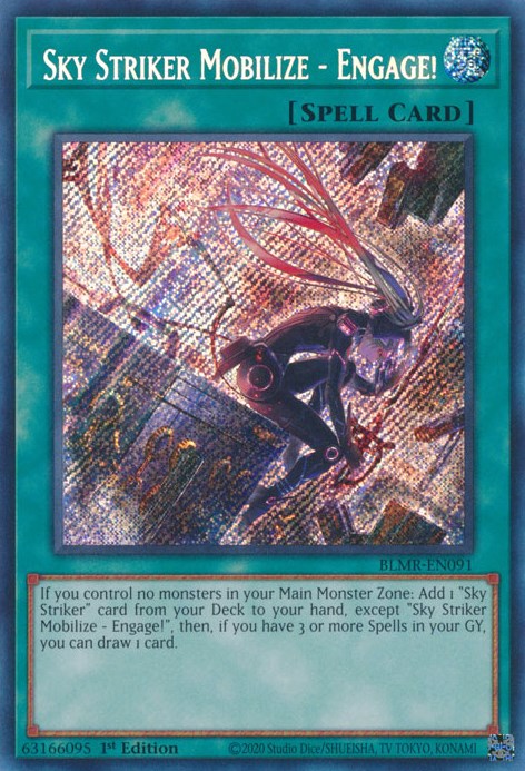 Sky Striker Mobilize - Engage! [BLMR-EN091] Secret Rare | Shuffle n Cut Hobbies & Games