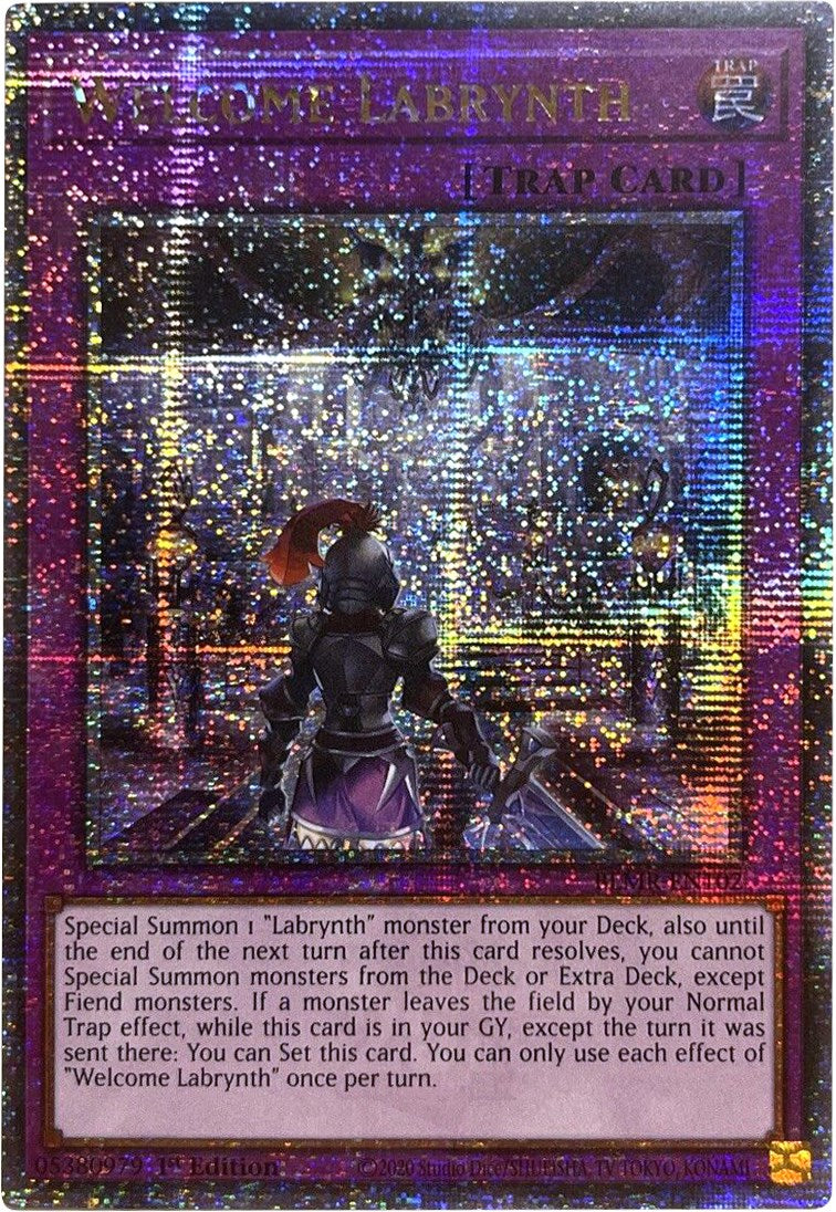 Welcome Labrynth [BLMR-EN102] Quarter Century Secret Rare | Shuffle n Cut Hobbies & Games