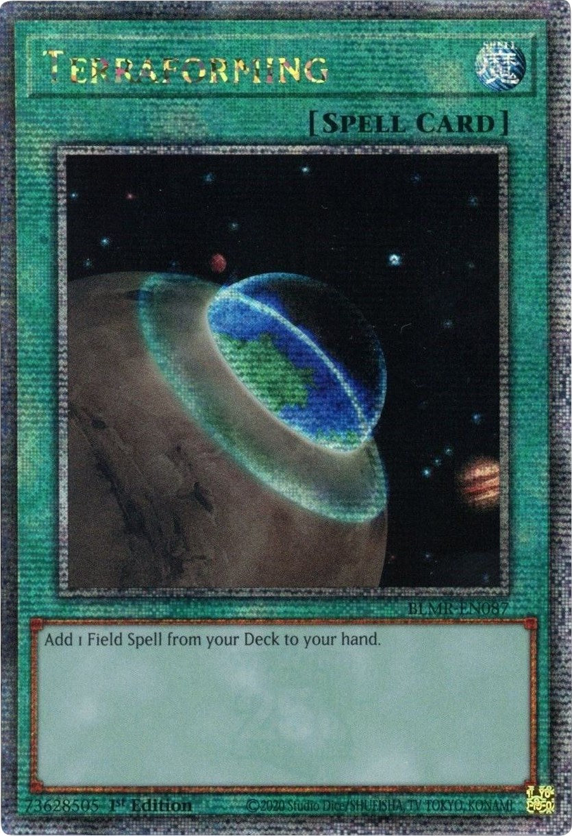 Terraforming [BLMR-EN087] Quarter Century Secret Rare | Shuffle n Cut Hobbies & Games