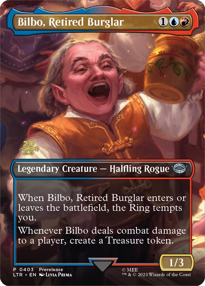 Bilbo, Retired Burglar [The Lord of the Rings: Tales of Middle-Earth Prerelease Promos] | Shuffle n Cut Hobbies & Games