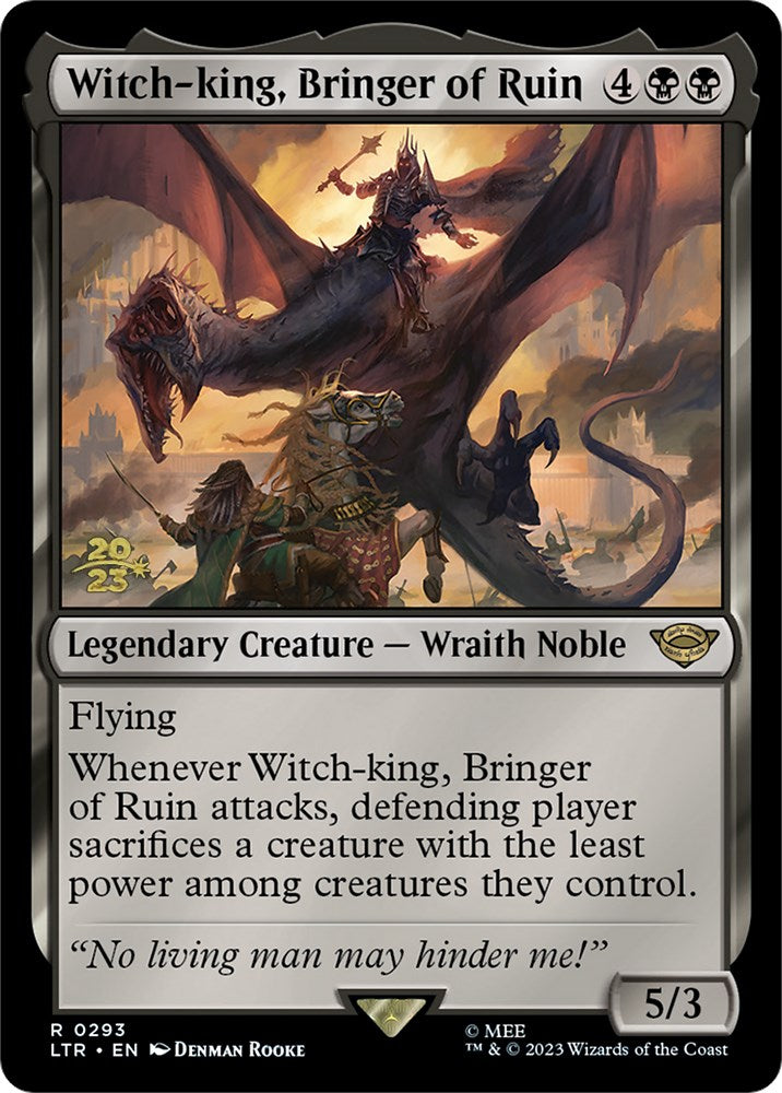 Witch-king, Bringer of Ruin [The Lord of the Rings: Tales of Middle-Earth Prerelease Promos] | Shuffle n Cut Hobbies & Games