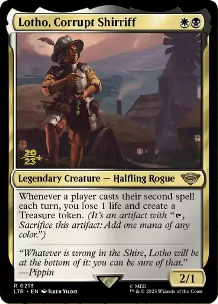 Lotho, Corrupt Shirriff [The Lord of the Rings: Tales of Middle-Earth Prerelease Promos] | Shuffle n Cut Hobbies & Games