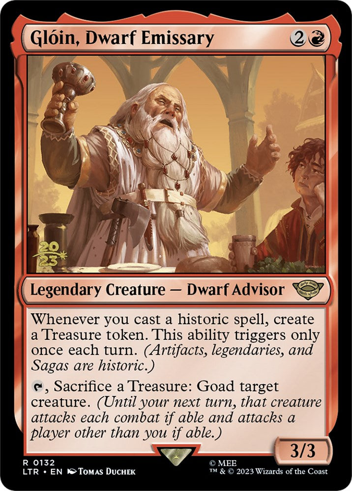 Gloin, Dwarf Emissary [The Lord of the Rings: Tales of Middle-Earth Prerelease Promos] | Shuffle n Cut Hobbies & Games