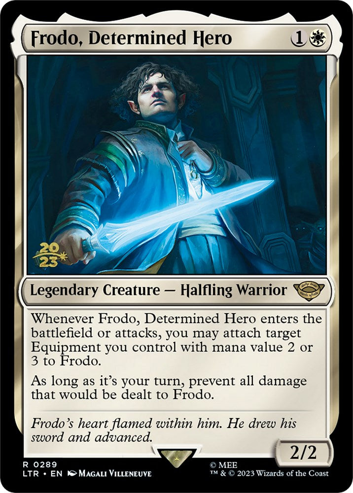 Frodo, Determined Hero [The Lord of the Rings: Tales of Middle-Earth Prerelease Promos] | Shuffle n Cut Hobbies & Games