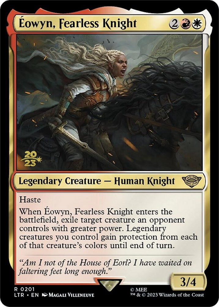 Eowyn, Fearless Knight [The Lord of the Rings: Tales of Middle-Earth Prerelease Promos] | Shuffle n Cut Hobbies & Games