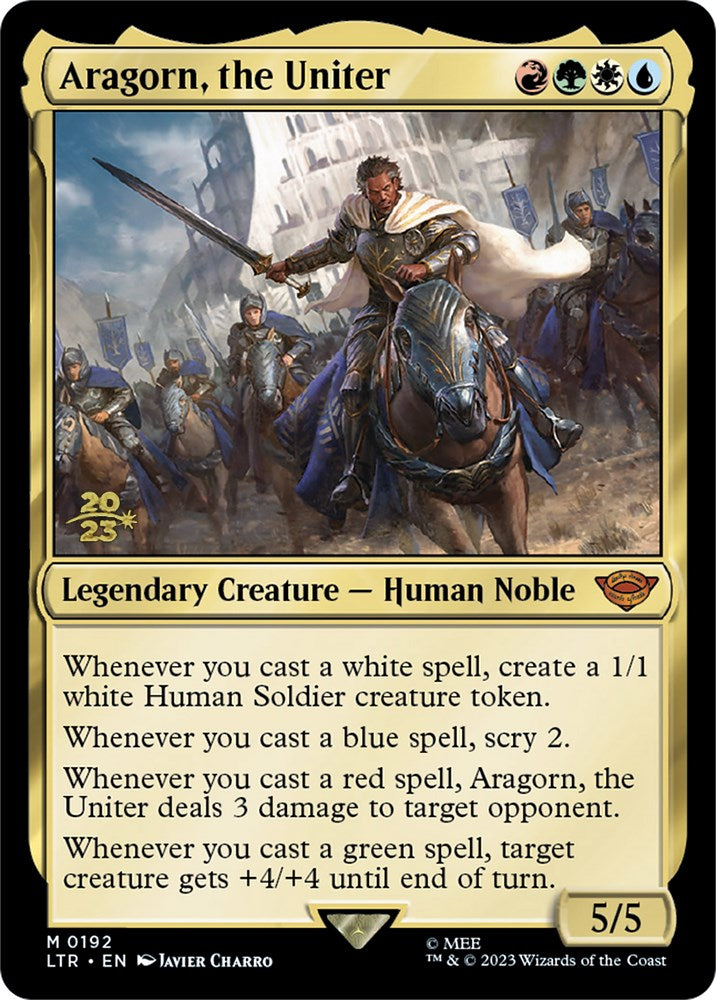 Aragorn, the Uniter [The Lord of the Rings: Tales of Middle-Earth Prerelease Promos] | Shuffle n Cut Hobbies & Games