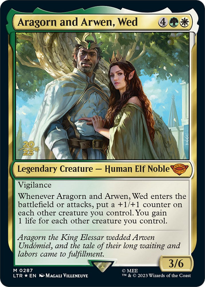 Aragorn and Arwen, Wed [The Lord of the Rings: Tales of Middle-Earth Prerelease Promos] | Shuffle n Cut Hobbies & Games