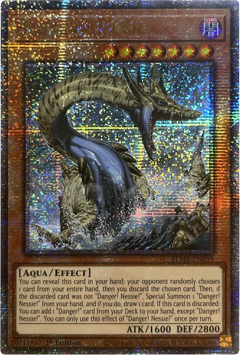 Danger! Nessie! [BLMR-EN059] Quarter Century Secret Rare | Shuffle n Cut Hobbies & Games