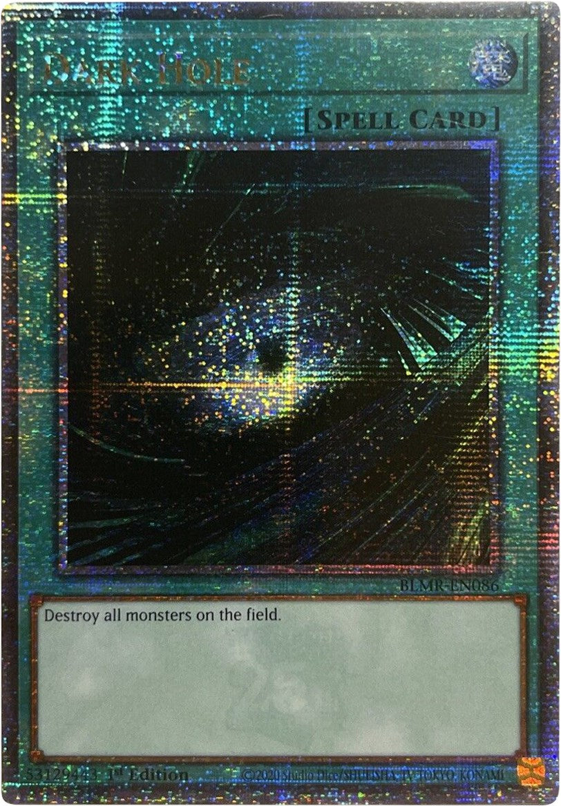 Dark Hole [BLMR-EN086] Quarter Century Secret Rare | Shuffle n Cut Hobbies & Games