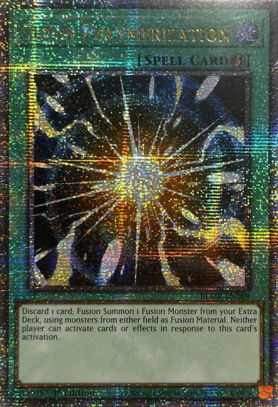 Super Polymerization [BLMR-EN089] Quarter Century Secret Rare | Shuffle n Cut Hobbies & Games