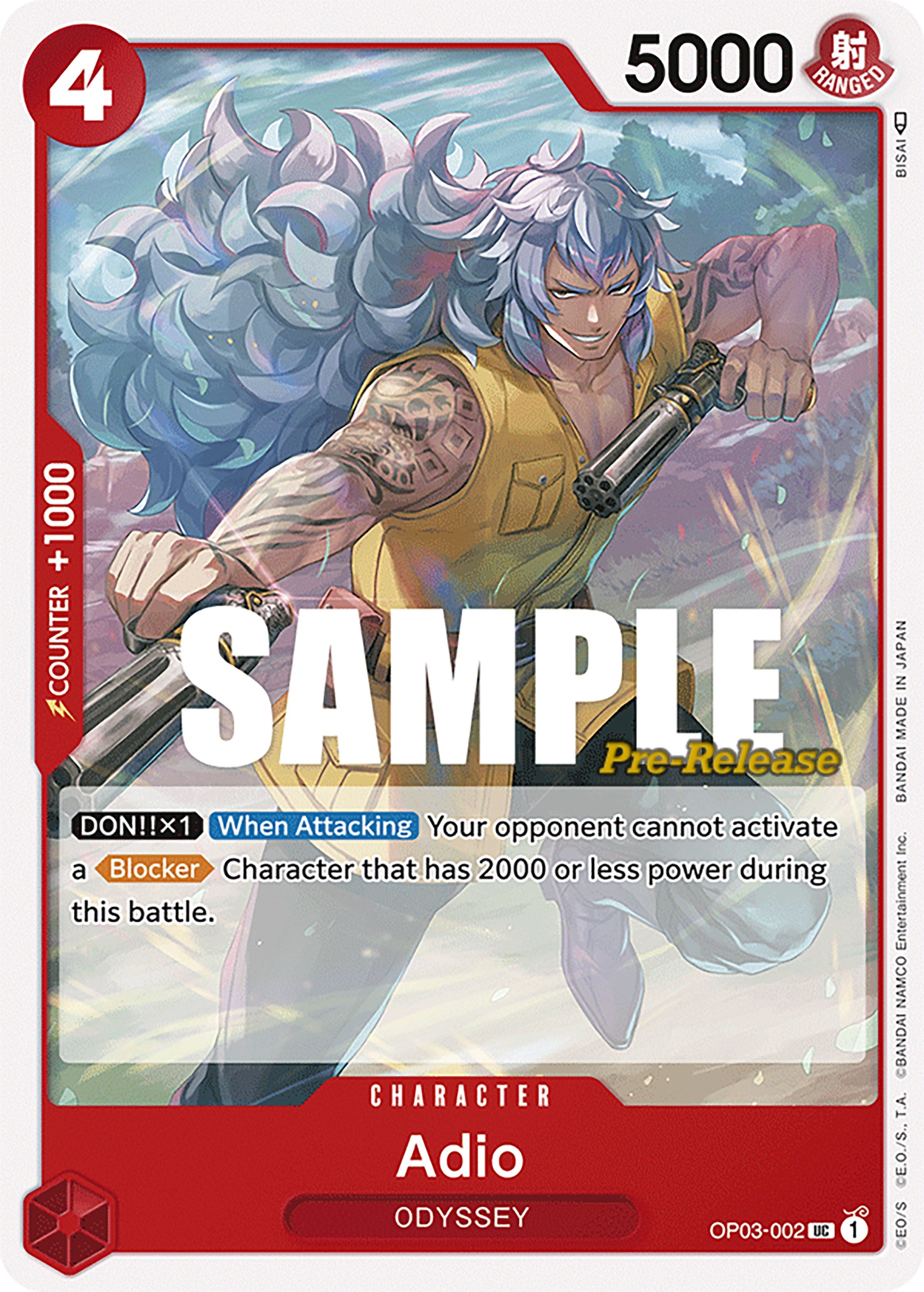 Adio [Pillars of Strength Pre-Release Cards] | Shuffle n Cut Hobbies & Games