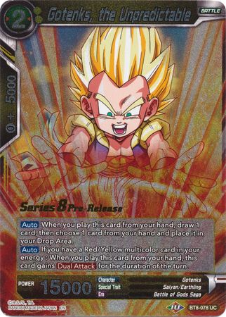 Gotenks, the Unpredictable [BT8-078_PR] | Shuffle n Cut Hobbies & Games