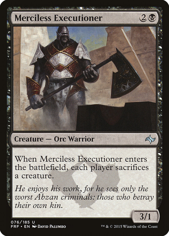 Merciless Executioner [Fate Reforged] | Shuffle n Cut Hobbies & Games