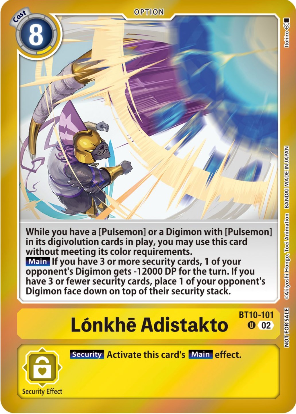 Lonkhe Adistakto [BT10-101] (Event Pack 5) [Xros Encounter Pre-Release Cards] | Shuffle n Cut Hobbies & Games