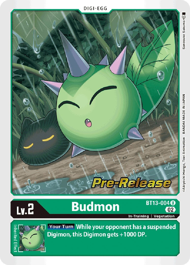 Budmon [BT13-004] [Versus Royal Knight Booster Pre-Release Cards] | Shuffle n Cut Hobbies & Games