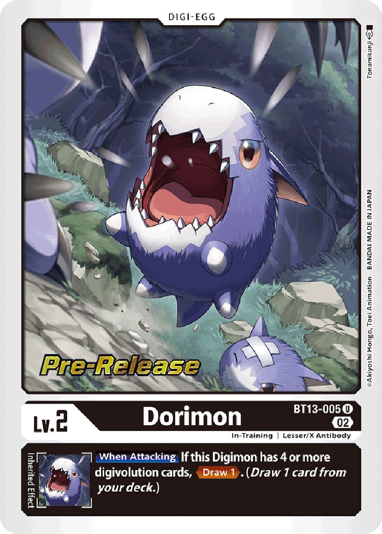 Dorimon [BT13-005] [Versus Royal Knight Booster Pre-Release Cards] | Shuffle n Cut Hobbies & Games