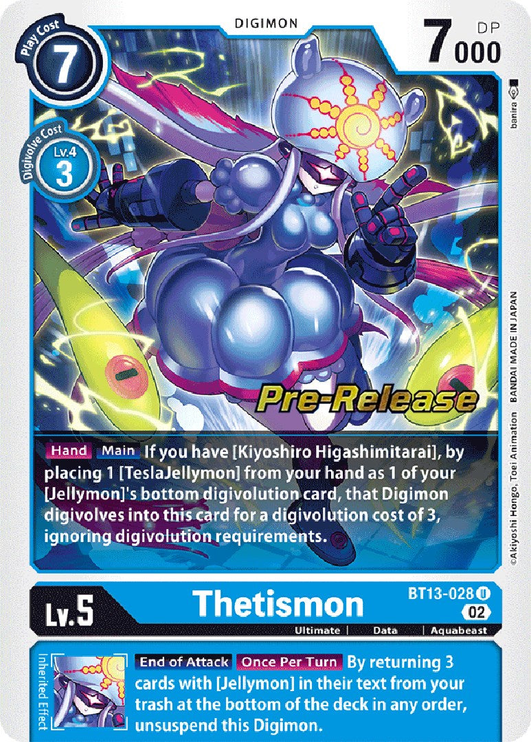 Thetismon [BT13-028] [Versus Royal Knight Booster Pre-Release Cards] | Shuffle n Cut Hobbies & Games