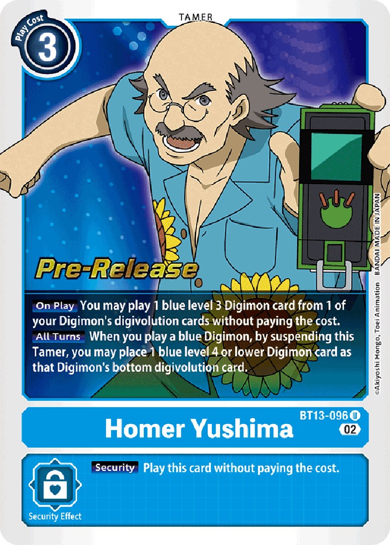 Homer Yushima [BT13-096] [Versus Royal Knight Booster Pre-Release Cards] | Shuffle n Cut Hobbies & Games