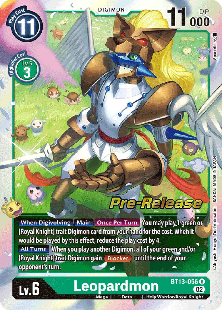 Leopardmon [BT13-056] [Versus Royal Knight Booster Pre-Release Cards] | Shuffle n Cut Hobbies & Games