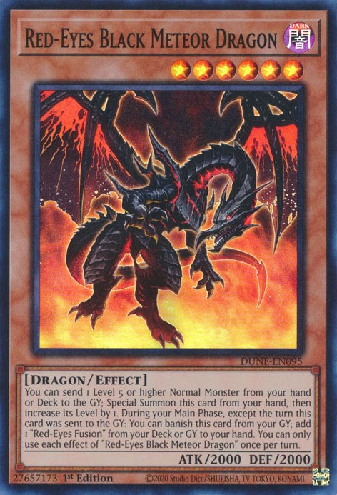 Red-Eyes Black Meteor Dragon [DUNE-EN095] Super Rare | Shuffle n Cut Hobbies & Games
