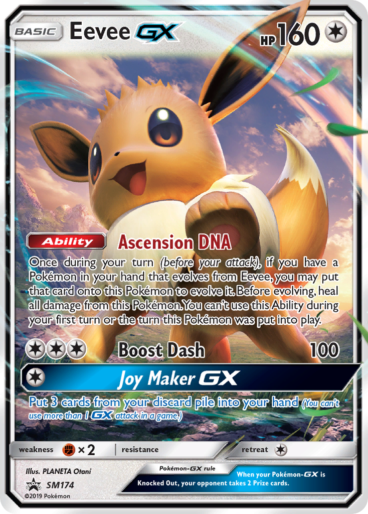 Eevee GX (SM174) [Sun & Moon: Black Star Promos] | Shuffle n Cut Hobbies & Games