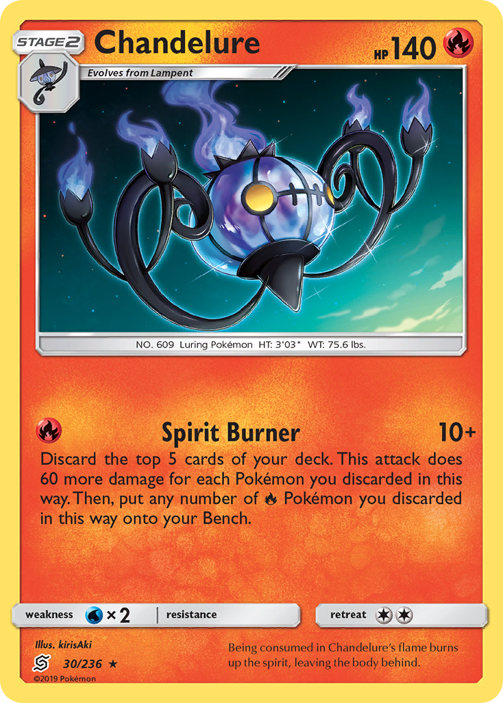 Chandelure (30/236) [Sun & Moon: Unified Minds] | Shuffle n Cut Hobbies & Games