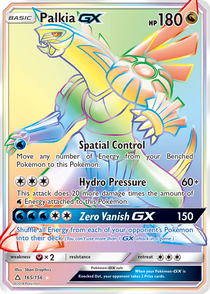 Palkia GX (165/156) [Sun & Moon: Ultra Prism] | Shuffle n Cut Hobbies & Games