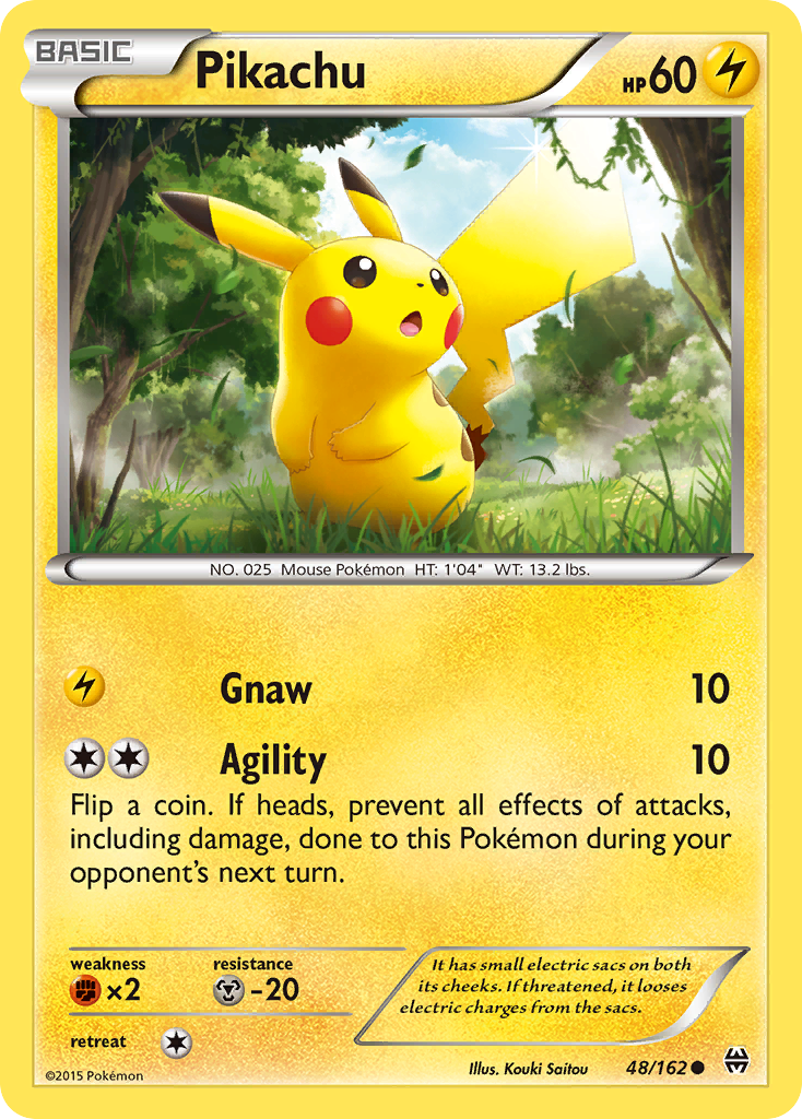 Pikachu (48/162) [XY: BREAKthrough] | Shuffle n Cut Hobbies & Games